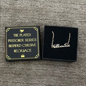 Bookish Box Plated Prisoner Series Licensed Necklace